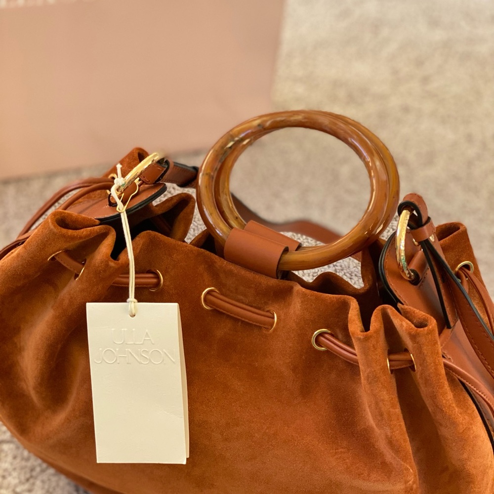 Ulla Johnson Valeria large bamboo bag - Sierra - Picture 15 of 16